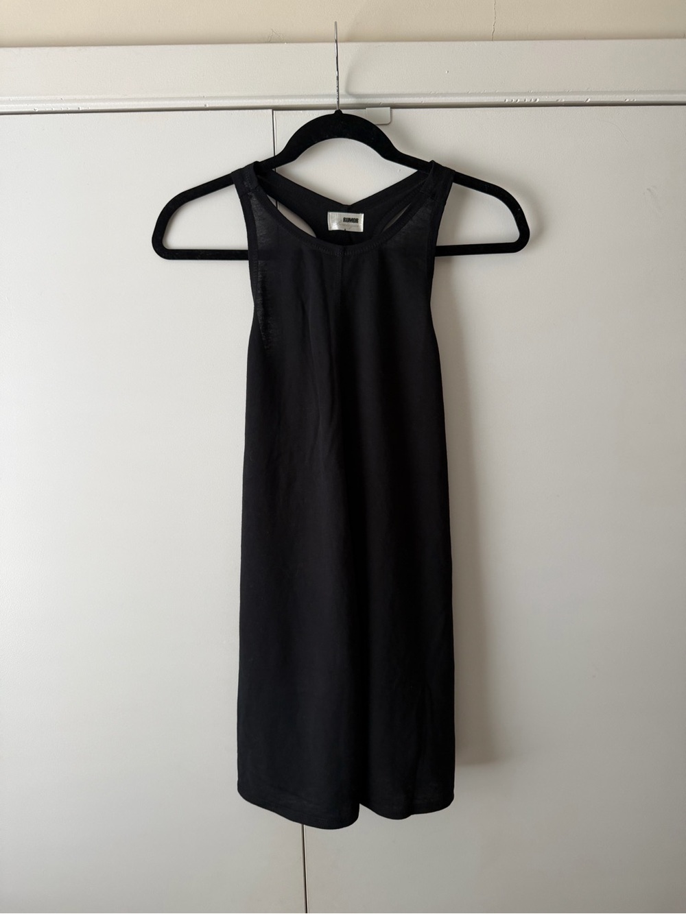 Black Sleeveless Mini Dress